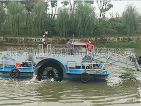 廣東   全自動(dòng)小型割草船